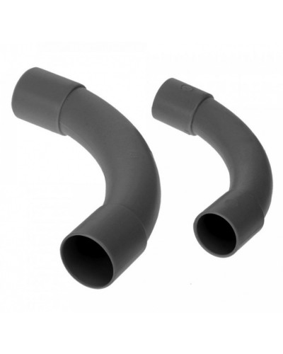 Соединитель угловой черный д20 (5шт/300шт уп/кор) Промрукав (PR13.0170) в Балашихе Повороты, муфты, тройники Pintop.ru