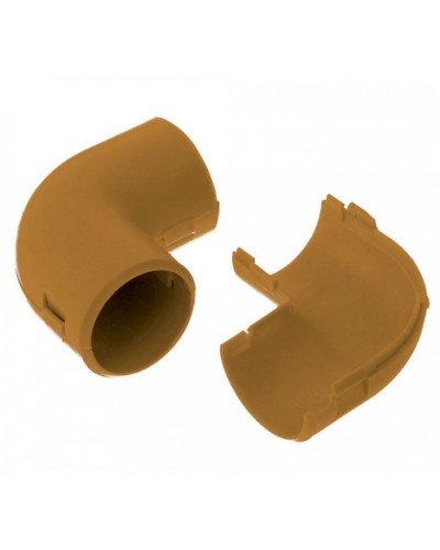 Соединитель угловой разборный бук д20 (50шт/800шт уп/кор) Промрукав (PR13.0284) в Балашихе Повороты, муфты, тройники Pintop.ru