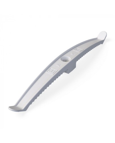 Держатель кабеля двусторонний для прямого монтажа в гофроящике белый (100 шт/кор) Промрукав (PR13.0486) в Балашихе Аксессуары для кабель-канала Pintop.ru