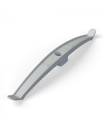 Держатель кабеля двусторонний для прямого монтажа в гофроящике серый (100 шт/кор) Промрукав (PR13.0487) в Балашихе Аксессуары для кабель-канала Pintop.ru