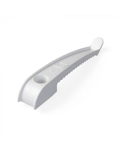 Держатель кабеля односторонний для прямого монтажа в гофроящике белый (200 шт/кор) Промрукав (PR13.0489) в Балашихе Аксессуары для кабель-канала Pintop.ru