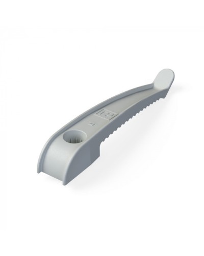 Держатель кабеля односторонний для прямого монтажа в гофроящике серый (200 шт/кор) Промрукав (PR13.0490) в Балашихе Аксессуары для кабель-канала Pintop.ru