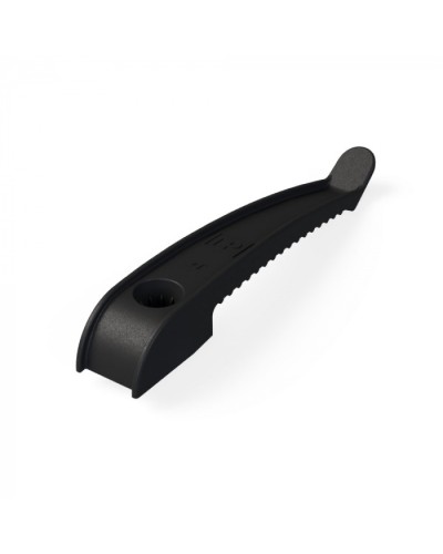 Держатель кабеля односторонний для прямого монтажа в гофроящике черный (200 шт/кор) Промрукав (PR13.0491) в Балашихе Аксессуары для кабель-канала Pintop.ru