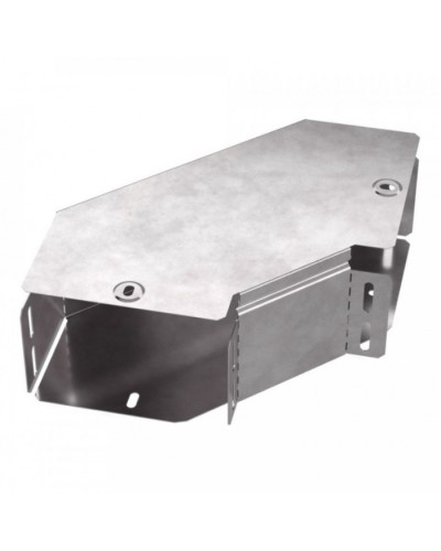 Угол горизонтальный 90 градусов с крышкой Стандарт 150х100 Промрукав (PR16.0416) в Балашихе Аксессуары для лотков Pintop.ru