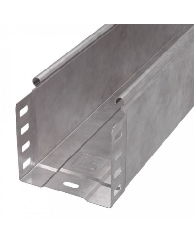 Лоток неперфорированный Стандарт HDZ 100х100х3000 (0,7 мм) (6 м/уп) Промрукав (PR16.1204) в Балашихе Кабельные лотки Pintop.ru