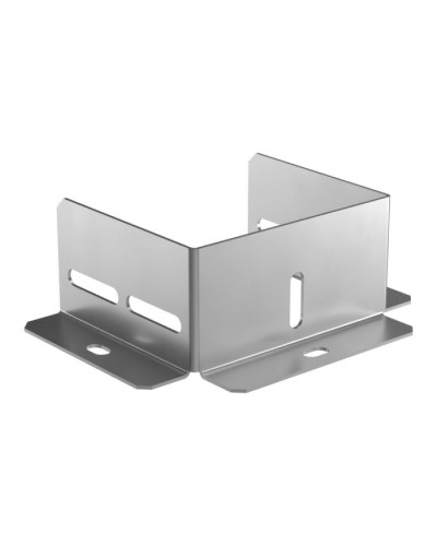 Универсальный ввод трассы лотков Стандарт INOX (AISI 304) 100х100 Промрукав (PR16.3676) в Балашихе Аксессуары для лотков Pintop.ru