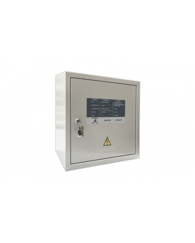 Шкаф управления адресный Рубеж ШУН/В-3-00-R3 IP54 в Балашихе Адресная система пожарной сигнализации РУБЕЖ Pintop.ru