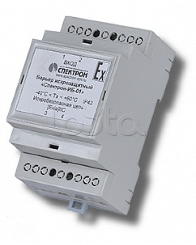 Барьер искрозащиты для цепей питания Спектрон-ИБ-01 в Балашихе Устройства защиты операционных процессоров (ОПС) Pintop.ru