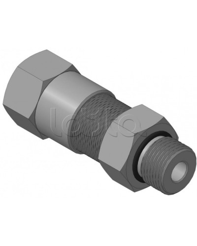 Кабельный ввод с резьбой G1/2 мм для прокладки кабеля в металлорукаве РЗ-ЦП-10, с уплотнением кабеля и проходным диаметром кабеля d=4-8 мм Спектрон КВМ-10/8-Н-G1/2 в Балашихе Аксессуары для кабель-канала Pintop.ru