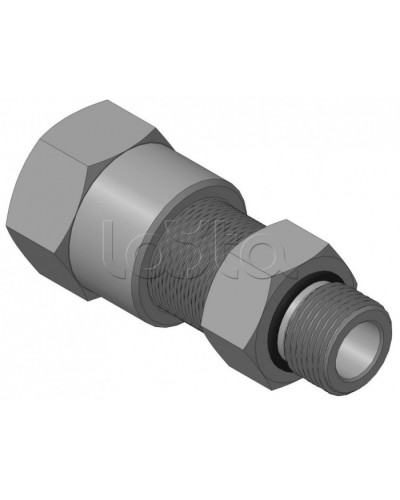 Кабельный ввод с резьбой G1/2 мм для прокладки кабеля в металлорукаве РЗ-ЦП-15, с уплотнением кабеля и проходным диаметром кабеля d=6-10 мм Спектрон КВМ-15/10-М-G1/2 в Балашихе Аксессуары для кабель-канала Pintop.ru