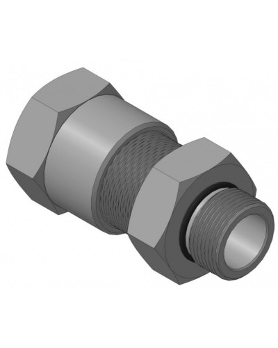 Кабельный ввод с резьбой G3/4 для открытой прокладки кабеля с проходным диаметром d=12-16 мм Спектрон КВН-16-Н-G3/4 в Балашихе Аксессуары для кабель-канала Pintop.ru