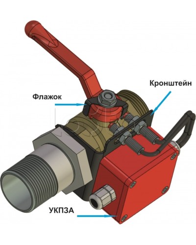 Кронштейн КШ-25-46-И (для УКПЗА v1, v2) Спецавтоматика в Балашихе Дополнительное оборудование пожаротушения Pintop.ru