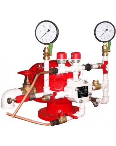 Узел управления дренчерный с пневмоприводом Спецавтоматика УУ-Д100/1,6(П0,028)-ВФ.О4 в Балашихе Устройства пуска водяного пожаротушения Pintop.ru