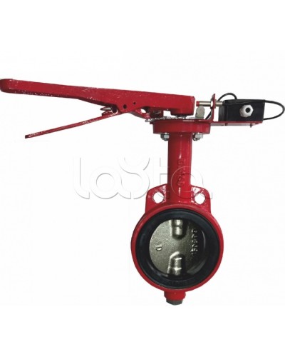 Затвордисковый с ручным приводом с контролем положения УКПЗА Спецавтоматика 3т 200/1,6(Р)-Ф.У3.1-АМК-200v3 в Балашихе Затворы дисковые Pintop.ru