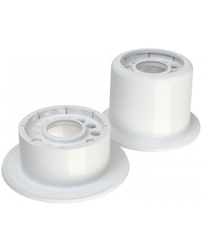 Спецавтоматика Устройство углубленного монтажа водяных оросителей (L28 мм) белый (RAL 9016), пластиковый держатель с отверстиями в Балашихе Аксессуары для оросителей Pintop.ru