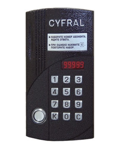 Блок вызова аудиодомофона на 20 абонентов Цифрал CCD-20/TCVС в Балашихе Блоки вызова многоабонентные Pintop.ru