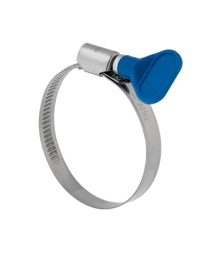 Хомут червячный 32-50/9-0,7мм, с ключом, нержавеющая сталь W2, (50 шт/уп) REXANT 07-0732-1 в Балашихе Стяжки-хомуты Pintop.ru