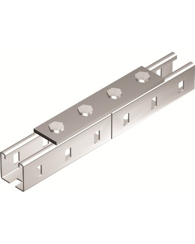 Пластина соединительная, длина 190 мм, 4отв., горячеоцинкованная DKC (BMD1012HDZ) в Балашихе Аксессуары для лотков Pintop.ru