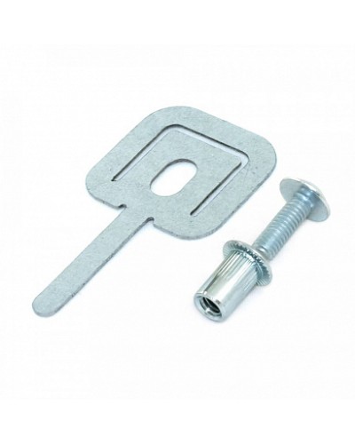 Комплекты для крепления ОКЛ с использованием винта, заклепки и хомута FR ПР-25 (100 шт) Промрукав (PR08.5203) в Балашихе Огнестойкие кабельные линии Pintop.ru