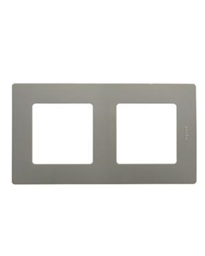 Рамка 2 поста Etika светлая галька Legrand 672522 в Балашихе Аксессуары для кабель-канала Pintop.ru