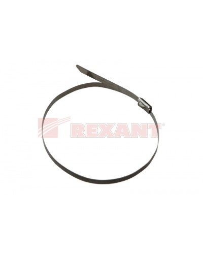 Хомут-стяжка металлический 4.6х152 мм (50шт/уп) REXANT 07-0158 в Балашихе Стяжки-хомуты Pintop.ru
