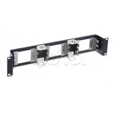 Рама 19", 2U для крепления 9-и плинтов типа Kron Cabeus FM-9-2U