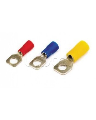 Наконечник с отверстием под винт ф5,2мм, с изолированным фланцем, для сечения провода 2,5-6,0мм2 DKC (2C5P) в Балашихе Держатели, клипсы, скобы Pintop.ru