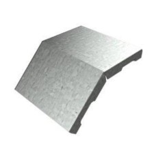 Крышка угла вертикального внешнего 45° 300х15 (0,7) для лестничного лотка ПожТехКабель (651-202)