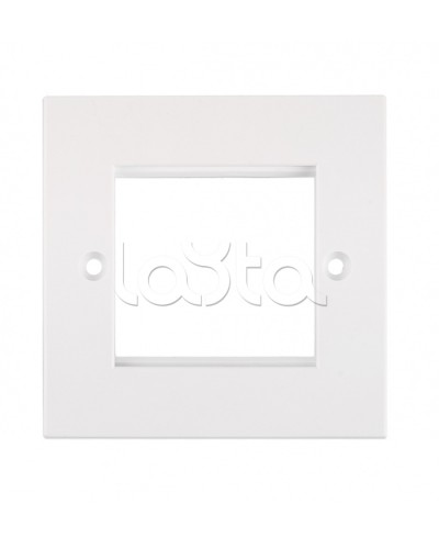 Панель лицевая NIKOMAX NMC-PL1PB-WT в Балашихе Аксессуары для кабель-канала Pintop.ru