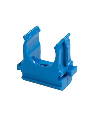 Крепёж-клипса для труб АБС-пластик синяя д20 (100шт/1500шт уп/кор) Промрукав (PR13.0058) в Балашихе Держатели, клипсы, скобы Pintop.ru
