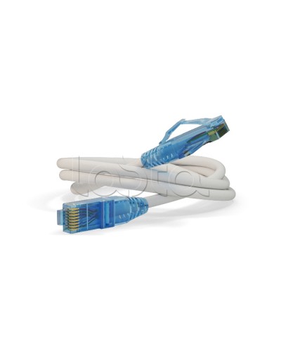 Патч-корд Hyperline PC-LPM-UTP-RJ45-RJ45-C6-3M-LSZH-WH в Балашихе Патчкорды (медные) Pintop.ru