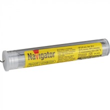 Припой Navigator 93 096 NEM-Pos01-61K-0.8-F10 (ПОС-61, колба, 0.8 мм, 10 гр)