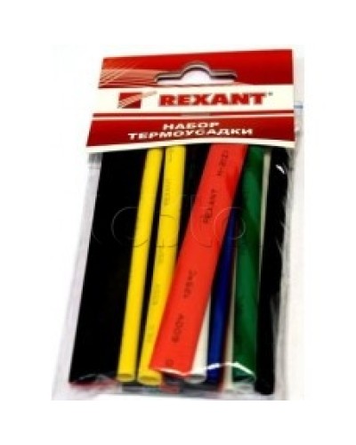 Набор термоусадочных трубок №2 (АВТО импорт) (10шт/уп) REXANT 29-0102 в Балашихе Аксессуары для кабель-канала Pintop.ru