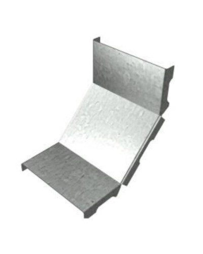 Крышка угла вертикального внутреннего 90° 500х15 (1,0) для лестничного лотка ПожТехКабель (651-044) в Балашихе Аксессуары для лотков Pintop.ru