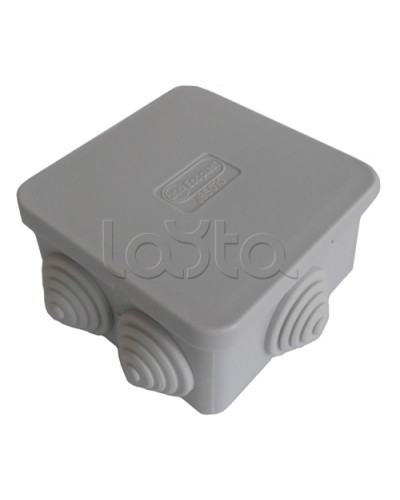 Коробка распределительная о/п 70х70х40, 6 вых Экопласт 44056-1 в Балашихе Распределительные коробки Pintop.ru