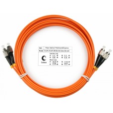 Шнур оптический duplex FC-FC 62,5/125 mm 15м LSZH Cabeus FOP-62-FC-FC-15m