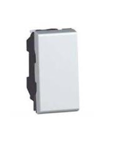 Переключатель на 2 направления Mosaic 1 модуль 10 AX алюминий Legrand 079201 в Балашихе Аксессуары для кабель-канала Pintop.ru