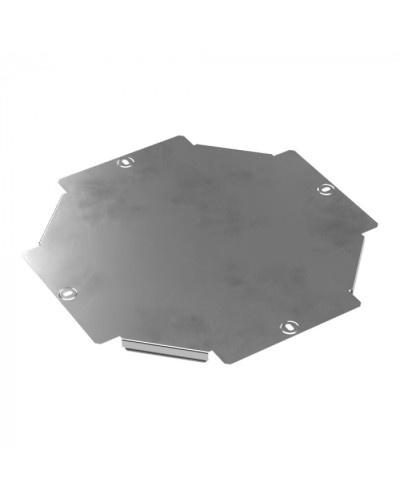 Крышка ответвителя Х-образного Стандарт INOX (AISI 304) 200 Промрукав (PR16.3196) в Балашихе Аксессуары для лотков Pintop.ru