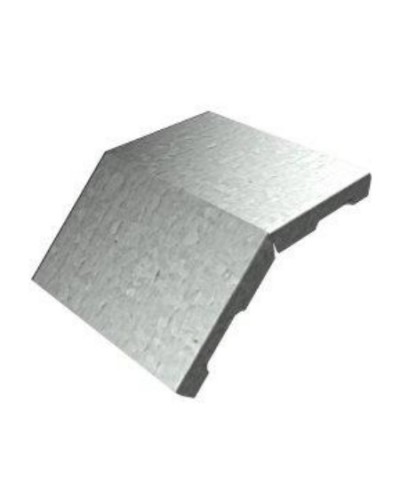 Крышка угла вертикального внешнего 45° 200х15 (0,7) для лестничного лотка ПожТехКабель (651-201) в Балашихе Кабельные лотки Pintop.ru