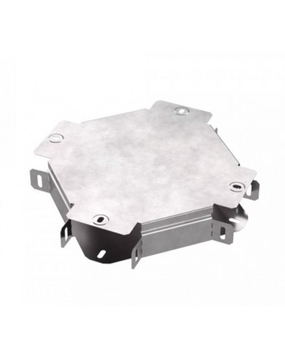 Х-образный ответвитель с крышкой Стандарт 100х50 Промрукав (PR16.0456) в Балашихе Аксессуары для лотков Pintop.ru