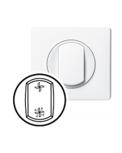 Клавиша Вентиляция белая CelianeLegrand 068061 в Балашихе Аксессуары для кабель-канала Pintop.ru