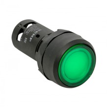 Кнопка SW2C-10D с подсветкой зеленая NO EKF PROxima (sw2c-md-g)