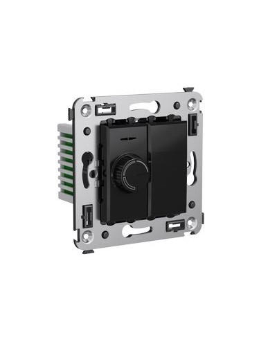 Диммер поворотный в стену, Avanti, Черный квадрат DKC 4402133 в Балашихе Аксессуары для стоек и шкафов Pintop.ru