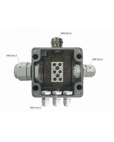 Металлическая коробка соединительная Магнито-контакт МКС 2ВК «МОРОЗ» с датчиком вскрытия корпуса (тампером), IP66/IP68 в Балашихе Распределительные коробки Pintop.ru