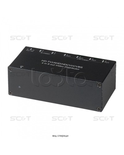 Распределитель видеосигнала HDCVI/HDTVI/AHD/CVBS SC&T CD408HD в Балашихе Видеоусилители, Модуляторы, Делители Pintop.ru