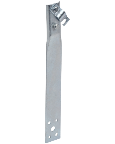 Держатель проводника круглого 6-10мм винтовой прямой h=150мм оцинкованная сталь HDZ IEK (ZDP86-14-1-16-150) в Балашихе Крепеж Pintop.ru