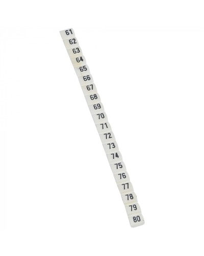 Маркер CAB3 цифры 61-80 Legrand 038163 в Балашихе Аксессуары для кабель-канала Pintop.ru