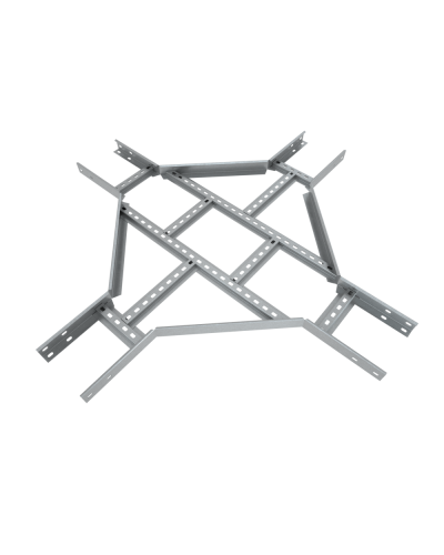 Х-разветвитель лестничный 80х500х1,5 мм Быстрый монтаж HD КМ-Профиль (LXDS80-500-1.5 HD) в Балашихе Аксессуары для лотков Pintop.ru