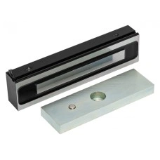 Электромагнитный замок AccordTec ML-200K-3 Premium Black с уголком