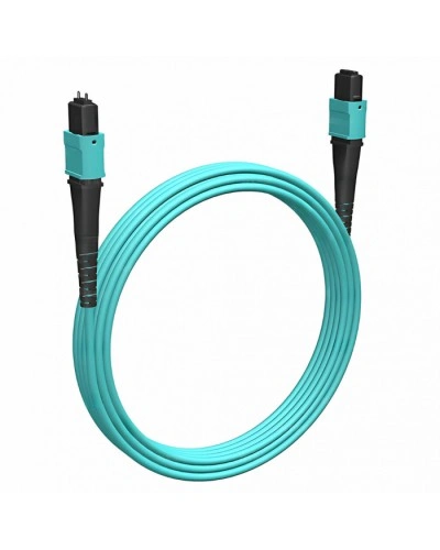 Кабельная сборка MPO(F) -MPO(M)-12 волокон 50/125 OM3, 5 m Cabeus (FOP-50-OM3-12-MPO(F)-12-MPO(M)-B-5m) в Балашихе Кабельные сборки (оптические) Pintop.ru